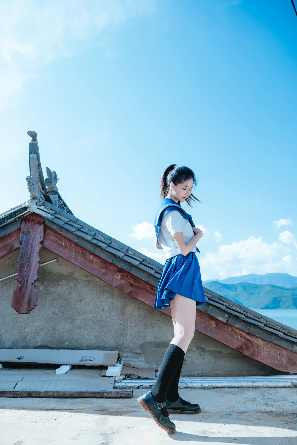 年年 - 泡沫之夏JK [78P-385MB] tg@simisebaisi 【丝足阁】039.webp